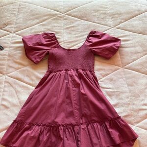 Pretty mini dress with poof arms, off the shoulder dress